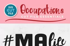 Use your Cricut with this Medical assistant svg to create cute shirts and tote bags for MA coworkers!