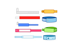 medical bracelet set cartoon Product Image 1