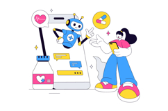 10 Medical Chatbot Vector Illustration Product Image 4