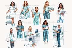 GlamArtZhanna, Medical clipart, Medical png, Healthcare PNG, Nurse Clipart, Nurse png, Doctor Graphics, Doctor clip art, Hospital Clipart, Health clipart, medical office png, Planner girl clipart, Medical Illustration, Nurse Illustrations