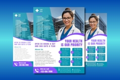 Medical Services flyer, Medical Hospital Promotional Flyer Product Image 5