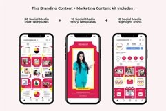 Medical Health Pink Instagram Templates| CANVA-PS-AI Product Image 3