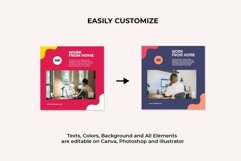 Medical Health Pink Instagram Templates| CANVA-PS-AI Product Image 6