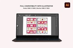Medical Health Pink Instagram Templates| CANVA-PS-AI Product Image 9