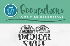 Create cute shirts and tote bags with this Medical Staff SVG