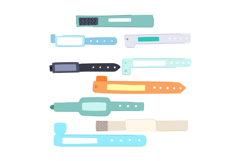 medical wristband set cartoon Product Image 1