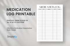 Medication Tracker Printable Template PDF Product Image 10