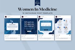 Women in Medicine Instagram Canva Template Product Image 4