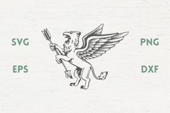 Medieval Griffin SVG Product Image 1