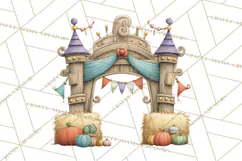 Medieval Fairground Animal Clipart PNG, Cute Animal Png Product Image 2