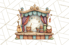 Medieval Fairground Animal Clipart PNG, Cute Animal Png Product Image 5