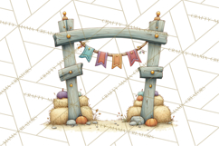 Medieval Fairground Animal Clipart PNG, Cute Animal Png Product Image 2