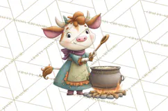 Medieval Fairground Animal Clipart PNG, Cute Animal Png Product Image 5