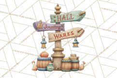 Medieval Fairground Animal Clipart PNG, Cute Animal Png Product Image 2