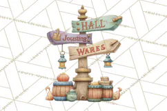 Medieval Fairground Animal Clipart PNG, Cute Animal Png Product Image 2