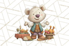 Medieval Fairground Animal Clipart PNG, Cute Animal Png Product Image 2