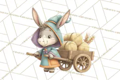 Medieval Fairground Animal Clipart PNG, Cute Animal Png Product Image 2