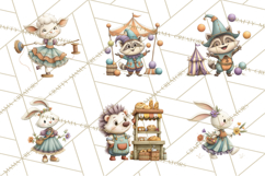 Medieval Fairground Animal Clipart PNG, Cute Animal Png Product Image 4