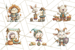 Medieval Fairground Animal Clipart PNG, Cute Animal Png Product Image 8