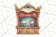 Medieval Fairground Animal Clipart PNG, Cute Animal Png Product Image 3
