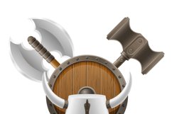 old war medieval weapon stock vector illustration Product Image 2