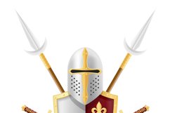 old war medieval weapon stock vector illustration Product Image 3