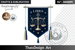 Libra Zodiac sign Clipart, Astrology, horoscope banners png Product Image 1