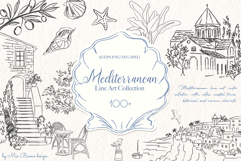 Mediterranean Line Art Collection Product Image 1