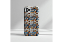 Mediterranean Cats Seamless Pattern Lemons, Olives &amp; Kitchen Product Image 4