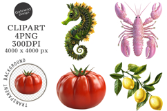 Mediterranean Coastal Clipart Png Product Image 1