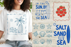 Mediterranean Coastal Summer Png SVG Product Image 5