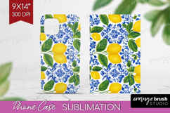 Mediterranean Phone Case PNG - Summer Case PNG Sublimation Product Image 1