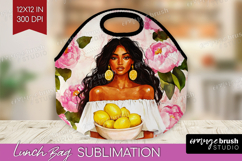Mediterranean Lunch Bag - Summer Lunch Bug PNG Sublimation Product Image 1