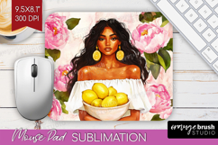 Mediterranean Mouse Pad Sublimation - Summer Mousepad PNG Product Image 1