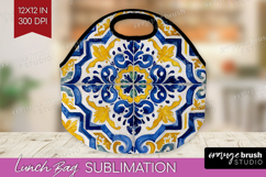 Mediterranean Lunch Bag - Summer Lunch Bug PNG Sublimation Product Image 1