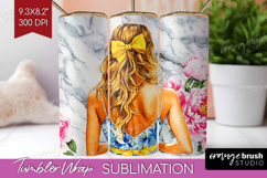 Mediterranean Tumbler Wrap - Summer Tumbler PNG Sublimation Product Image 1