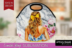 Mediterranean Lunch Bag - Summer Lunch Bug PNG Sublimation Product Image 1