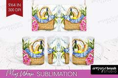 Mediterranean Mug Wrap - Summer Mug PNG Sublimation Product Image 1