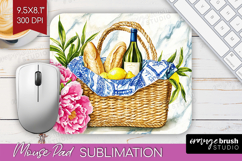 Mediterranean Mouse Pad Sublimation - Summer Mousepad PNG Product Image 1