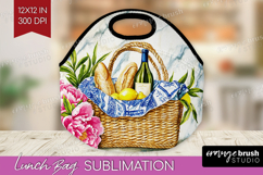 Mediterranean Lunch Bag - Summer Lunch Bug PNG Sublimation Product Image 1