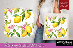 Mediterranean Tote Bag - Summer Tote Bag PNG Sublimation Product Image 1