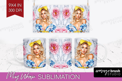 Mediterranean Mug Wrap - Summer Mug PNG Sublimation Product Image 1
