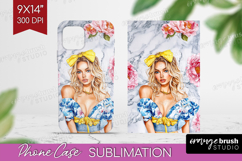 Mediterranean Phone Case PNG - Summer Case PNG Sublimation Product Image 1