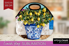 Mediterranean Lunch Bag - Summer Lunch Bug PNG Sublimation Product Image 1