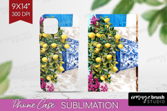 Mediterranean Phone Case PNG - Summer Case PNG Sublimation Product Image 1