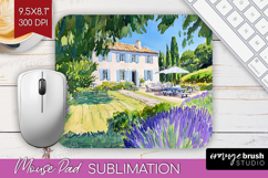 Mediterranean Mouse Pad Sublimation - Summer Mousepad PNG Product Image 1