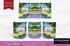 Mediterranean Mug Wrap - Summer Mug PNG Sublimation Product Image 1