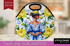 Mediterranean Lunch Bag - Summer Lunch Bug PNG Sublimation Product Image 1