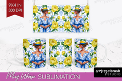 Mediterranean Mug Wrap - Summer Mug PNG Sublimation Product Image 1