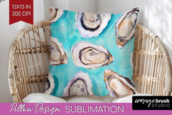 Mediterranean Pillow Sublimation - Summer Pillow Cover PNG Product Image 1